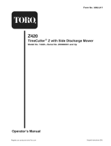 Toro 74325 (250000001-250999999) Owner's manual