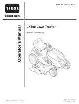 Toro 13AP60RP744 (1A096B50000 AND UP) Owner's manual