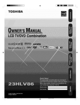 Toshiba 23HLV86 Owner's manual