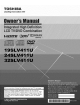 Toshiba 32SLV411U Owner's manual