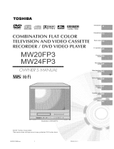 Toshiba MW20FP3 Owner's manual