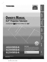 Toshiba 46HM84 Owner's manual