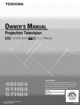 Toshiba 46H84 Owner's manual