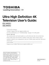 Toshiba 65L9400U Series User manual