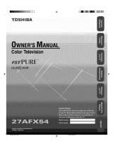 Toshiba 27AFX54 Owner's manual