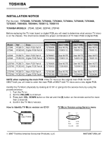 Toshiba 27D46 Installation guide