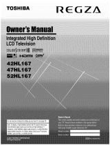 Toshiba 47HL167 Owner's manual