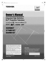 Toshiba 65HM167 Owner's manual