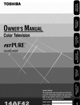 Toshiba 14AF42 Owner's manual