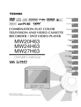 Toshiba MW20H63 Owner's manual