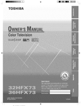 Toshiba 32HFX73 Owner's manual