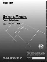 Toshiba 34HDX82 Owner's manual