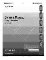Toshiba 27A14 Owner's manual