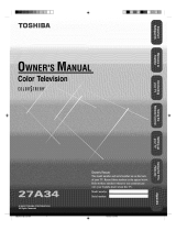 Toshiba 27A34 Owner's manual