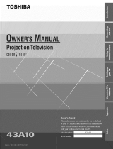 Toshiba 43A10 Owner's manual