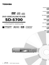 Toshiba SD-5700 User manual