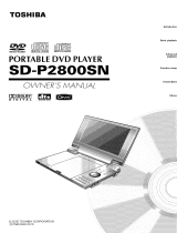 Toshiba SD-P2800SN Owner's manual
