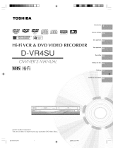 Toshiba D-VR4SU Owner's manual