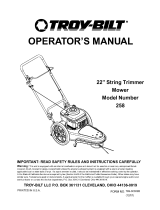 Troybilt 25A-258D063-2001 Owner's manual