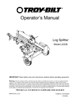 Troybilt LS338 Owner's manual