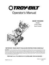Troybilt 31AH7T74101 Owner's manual