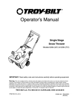 Troy-Bilt E285 Owner's manual