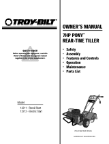 Troy-Bilt 12211 Owner's manual