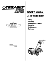 Troy-Bilt GARDEN WAY Pro line 12183 Owner's manual