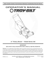 Troybilt 440 Owner's manual