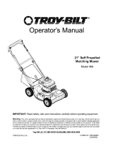 Troybilt 12A-466A766 Owner's manual
