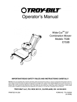 Troybilt 12A-753B063 Owner's manual