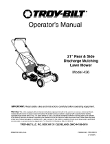 Troybilt 11A-436N063 Owner's manual