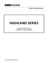 Adam Equipment HCB 2202 Owner's manual