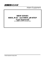 Adam Equipment WBW 15aM User manual