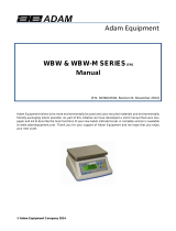 Adam Equipment WBW 18a Owner's manual