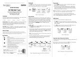 Oakton HIGHLOW TDS TESTER Owner's manual