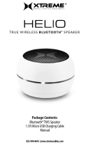 Xtreme XBS9-1053-WHT Helio TWS Speaker User manual