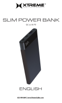 Xtreme Slim Power Bank User manual