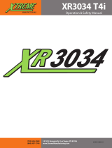 Xtreme XR3034 T4i Operating instructions
