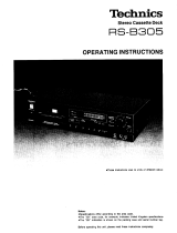 Panasonic RSB305 Owner's manual