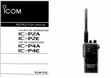 ICOM IC-P2A E P4A E Owner's manual
