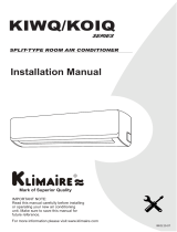 Klimaire KIWQ24H2-3T / KOIQ24H2-3 Installation guide