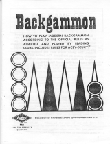 Hasbro Backgammon Operating instructions