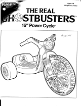 Hasbro Ghostbusters 16inch Power Cycle Operating instructions