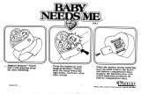 Hasbro Baby Needs Me Operating instructions