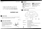Hasbro Football Electronic Game Operating instructions