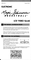 Hasbro Magic Johnson's Basketball LCD Video Game Operating instructions