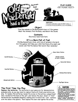 Hasbro Old MacDonald Had a Farm Hand Held Electronic Operating instructions