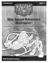 Hasbro Major Powers Star Squad Adventure Helicopter Operating instructions