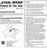 Hasbro SW- Power of the Jedi Operating instructions